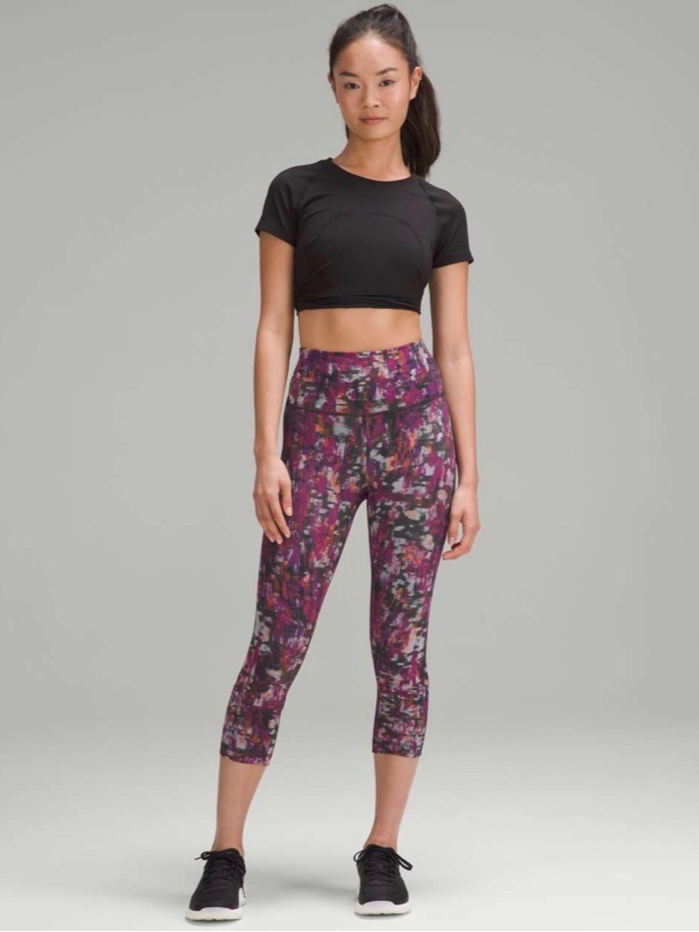 Lululemon Wunder Train High-Rise Crop 23” Cinder Flash Multi